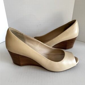 Cole Haan SADIE Peep Toe Wedge, sz 10